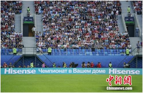 为世界杯预热 海信接地气俄语广告亮相联合会